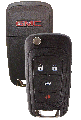 Strattec 5912547 2010-2011 GMC Terrain 4 Button Remote/Flip Key