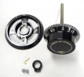 Dial & ring separate, with all included parts, top view.