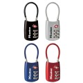 Master 4688D Luggage Lock Flexible Shackle Various Colors